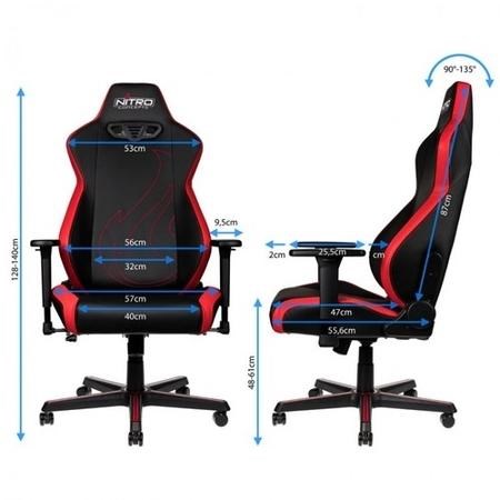 Electrical Nitro Concepts S300 Ex Gaming Chair Inferno Red New Is Nice Subscription Products